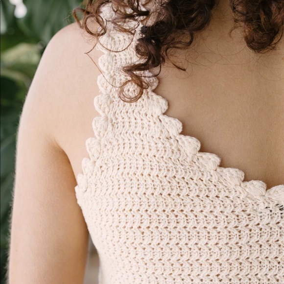 COTTAGECORE FLORAL CROPPED TANK SWEATER - Picture 8 of 11